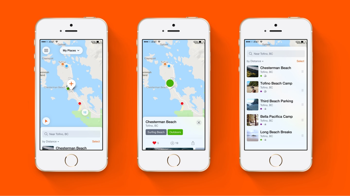 Map, Detail, and List